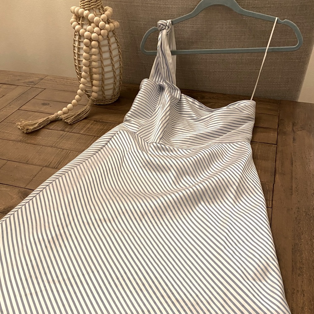 Asymmetrical, Seersucker, Banana Republic Dress